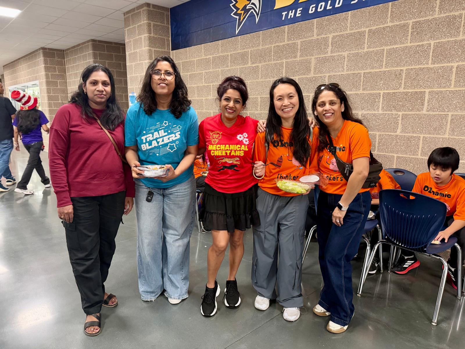 Trailblazers mentors and volunteers at a Fort Bend ISD school event